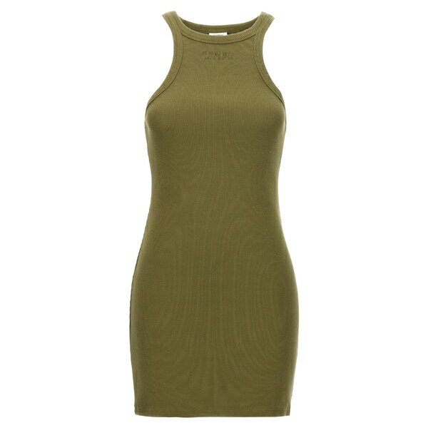 ヴェトモン レディース ワンピース トップス 'racing Tank Top' Dress Green