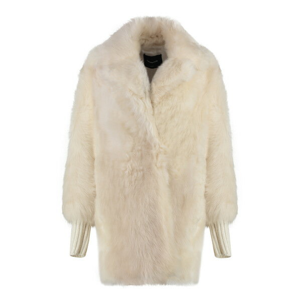 եӥ եå ǥ 㥱åȡ֥륾  Shearling Overcoat Ivory