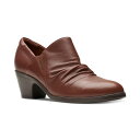 クラークス レディース ブーツ シューズ Women's Emily 2 Cove Ankle Booties British Tan Leather