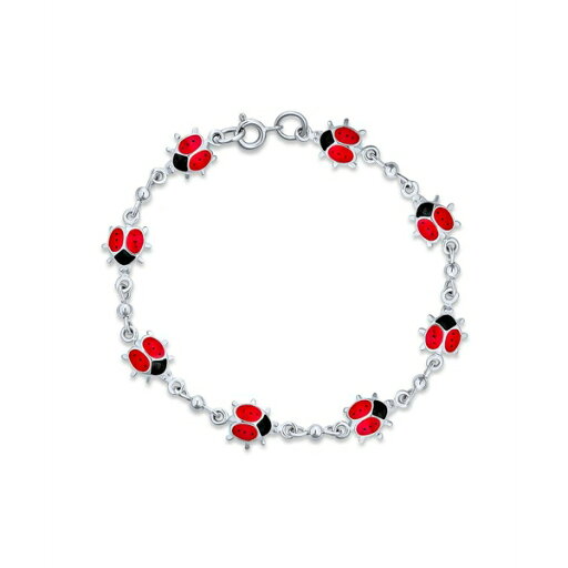 ブリング レディース ブレスレット・バングル・アンクレット アクセサリー Good Luck Garden Lucky Multi Station Charms Enamel Red Ladybugs Charm Bracelet For Women Sterling Silver 7.5 Inch Red ブリング レディース ブレスレット・バングル・アンクレット アクセサリー Good Luck Garden Lucky Multi Station Charms Enamel Red Ladybugs Charm Bracelet For Women Sterling Silver 7.5 Inch Red