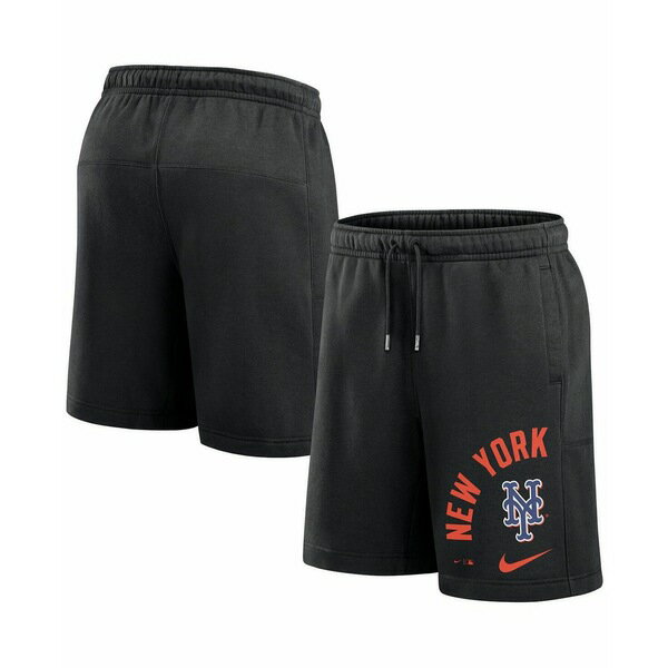 ナイキ メンズ カジュアルパンツ ボトムス Men's Black New York Mets Arched Kicker Shorts Black