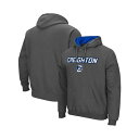 コロシアム メンズ パーカー・スウェットシャツ アウター Men's Charcoal Creighton Bluejays Arch and Logo Pul...