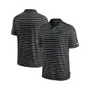 ナイキ メンズ シャツ トップス Men's Black Carolina Panthers Sideline Lock Up Victory Performance Polo Black