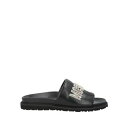 【送料無料】 モスキーノ メンズ サンダル シューズ Sandals Black