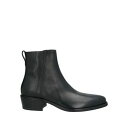【送料無料】 ジーオーバーニー・コンティー メンズ ブーツ シューズ Ankle boots Black(4)