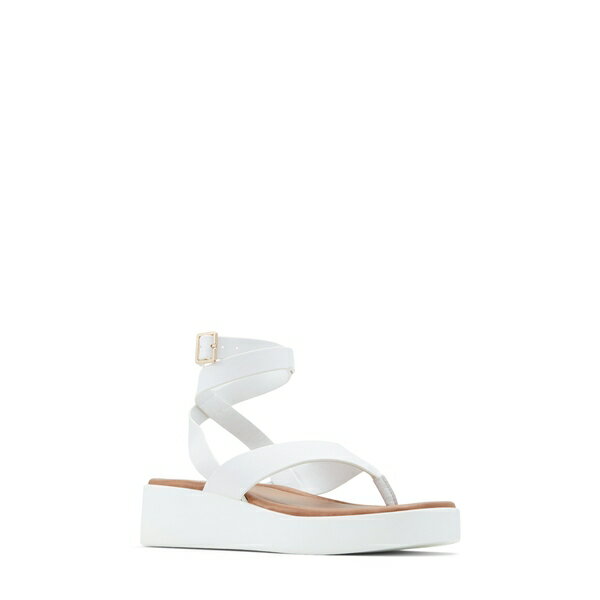 コールイットスプリング レディース サンダル シューズ Platform Buckle Sandal 100 - White