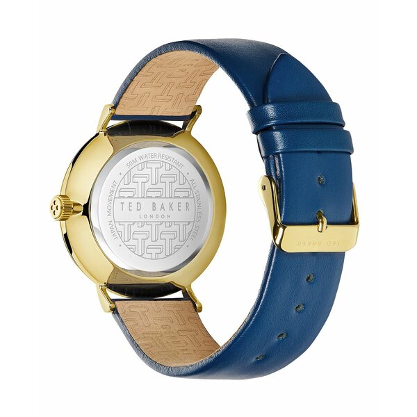 テッドベーカー レディース 腕時計 アクセサリー Men s Phylipa Blue Leather Strap Watch 43mm Blue