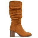 ケネスコール レディース ブーツ シューズ Women's Sonia Slouch Round Toe Boots Caramel Cafe