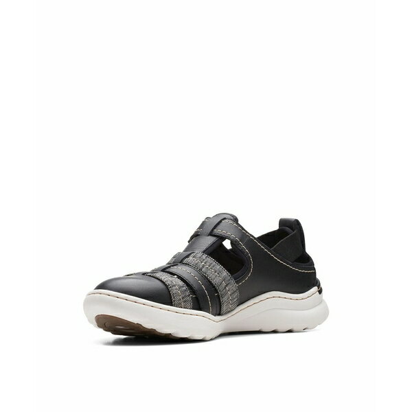 クラークス レディース スニーカー シューズ Women's Collection Teagan Step Sneakers Black Leather