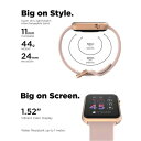 AC ^b` fB[X rv ANZT[ Air 4 Unisex Silicone Strap Smartwatch 41mm Blush