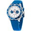 ストルメント マリーノ レディース 腕時計 アクセサリー Men's Skipper Dual Time Zone Blue Silicone Strap Watch 44mm, Created for Macy's Stainless Steel & Blue