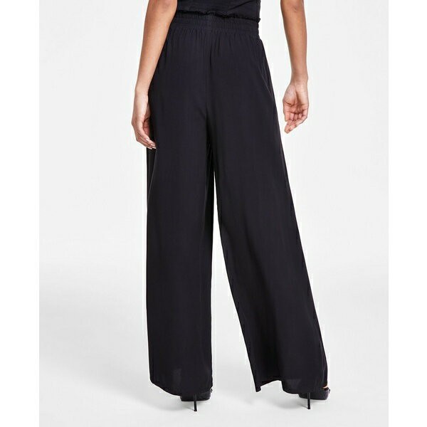 バースリー レディース カジュアルパンツ ボトムス Women 039 s Pull-On Wide-Leg Pants, Created for Macy 039 s Deep Black