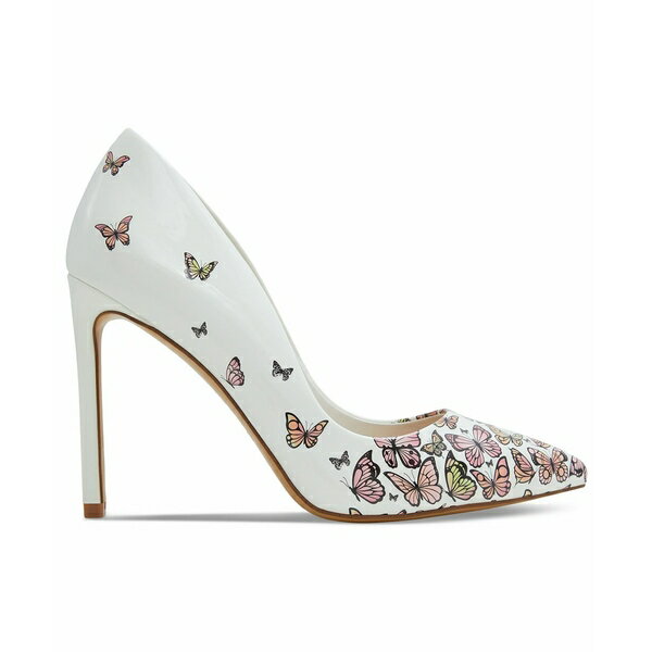 アルド アルド レディース パンプス シューズ Women's Lala Pointed Toe Stiletto Pumps White Butterfly Multi