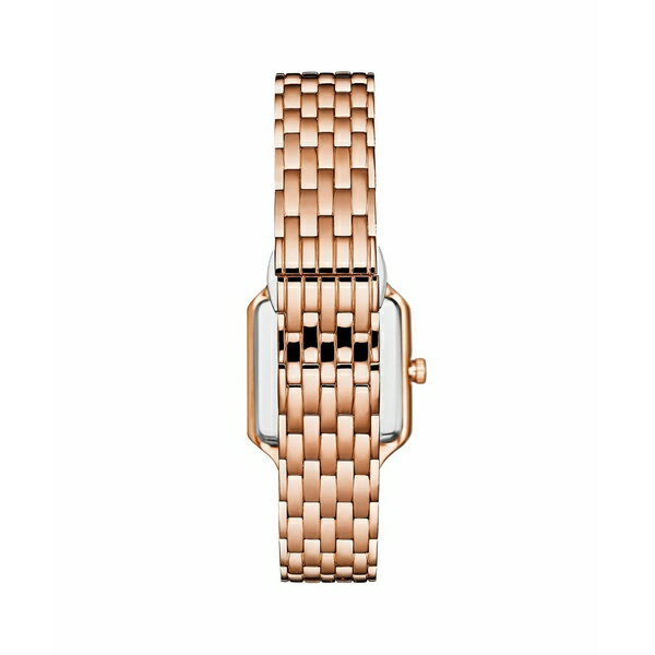 スターリング レディース 腕時計 アクセサリー Women's Symphony Rose-Gold Stainless Steel , Silver-Tone Dial , 36mm Square Watch Rose-gold|gold-tone