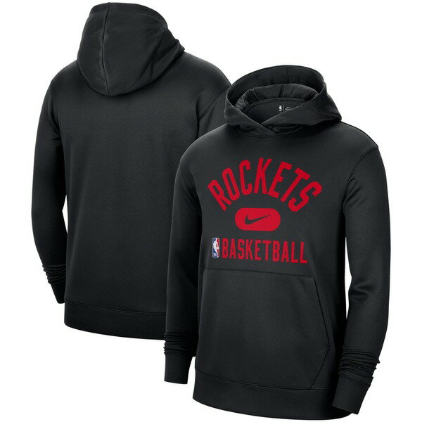 ナイキ メンズ パーカー・スウェットシャツ アウター Houston Rockets Nike 20212022 Spotlight On Court Performance Practice Pullover Hoodie Black