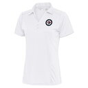 アンティグア レディース ポロシャツ トップス Winnipeg Jets Antigua Women's Team Logo Tribute Polo White