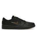 Jordan ジョーダン レディース スニーカー 【Jordan 1 Low Method of Make Black Metallic Gold (Women...