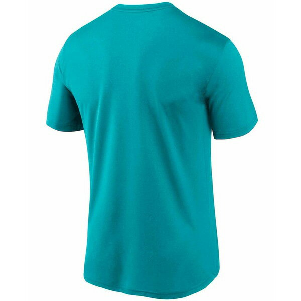 ナイキ メンズ Tシャツ トップス Men's Aqua Miami Dolphins Logo Essential Legend Performance T-shirt Aqua