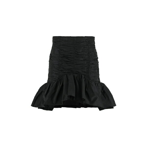 ジャンパトゥ レディース スカート ボトムス Gathered Techno Satin Mini Skirt black