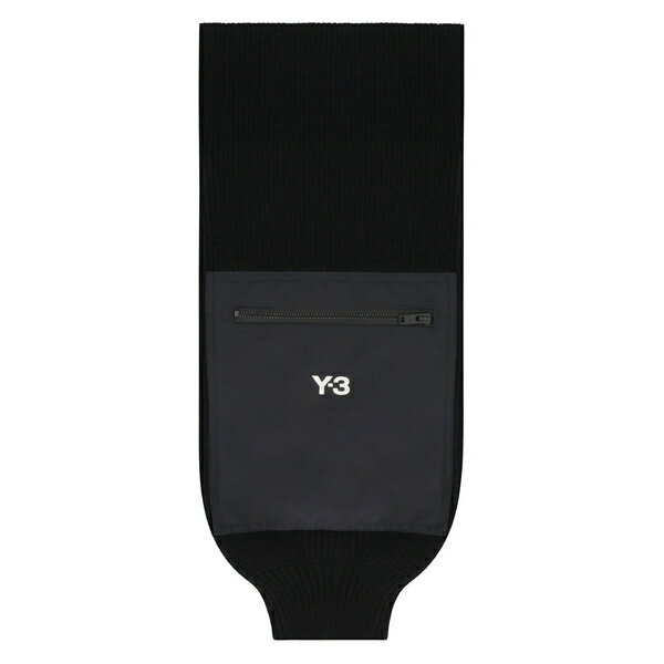 ワイスリー メンズ マフラー・ストール・スカーフ アクセサリー Knitted Wool Scarf black