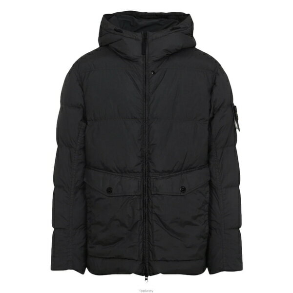 ストーンアイランド メンズ ジャケット＆ブルゾン アウター Short Parka Black