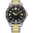 シチズン メンズ ブレスレット・バングル・アンクレット アクセサリー Men's Sport Two-Tone Stainless Steel Bracelet Watch 45mm Two-tone(4)