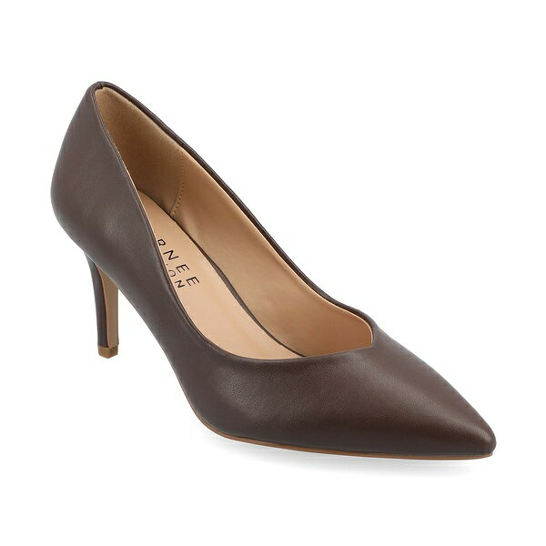 ジャーニーコレクション レディース パンプス シューズ Women's Gabriella Pointed Toe Pumps Mahogany