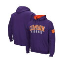コロシアム メンズ パーカー・スウェットシャツ アウター Men's Clemson Tigers Double Arch Pullover Hoodie Pu...