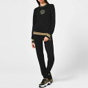 ベルサーチ レディース ランニング スポーツ Round Logo Joggers Blk/Gld 2.0 G89