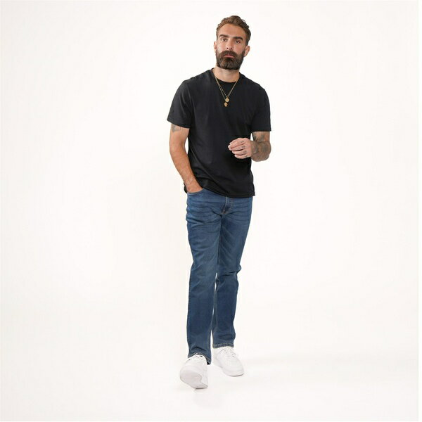 ファイヤートラップ メンズ デニムパンツ ボトムス Rom Straight Leg Jeans Reg Dark Wash