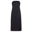 レイミー ブルック レディース ワンピース トップス Lisa Satin Strapless Midi-Dress black