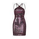 ホルストンヘリテイジ レディース ワンピース トップス Chiara Sequin Cutout Minidress acai