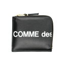 コムデギャルソン レディース 財布 アクセサリー Huge Logo Wallet BLACK