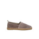 カスタニエール メンズ スリッポン・ローファー シューズ Grey Perforated Espadrilles Grey