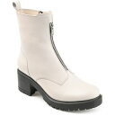ジュルネ シニャテュール レディース ブーツ シューズ Women's Norrah Front Zip Lug Sole Moto Booties Bone