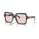 ヴェルサーチ レディース サングラス&アイウェア アクセサリー Women's Sunglasses, VE4441 Havana