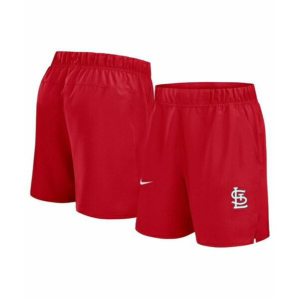 ナイキ メンズ カジュアルパンツ ボトムス Men's Red St. Louis Cardinals Woven Victory Performance Shorts Red