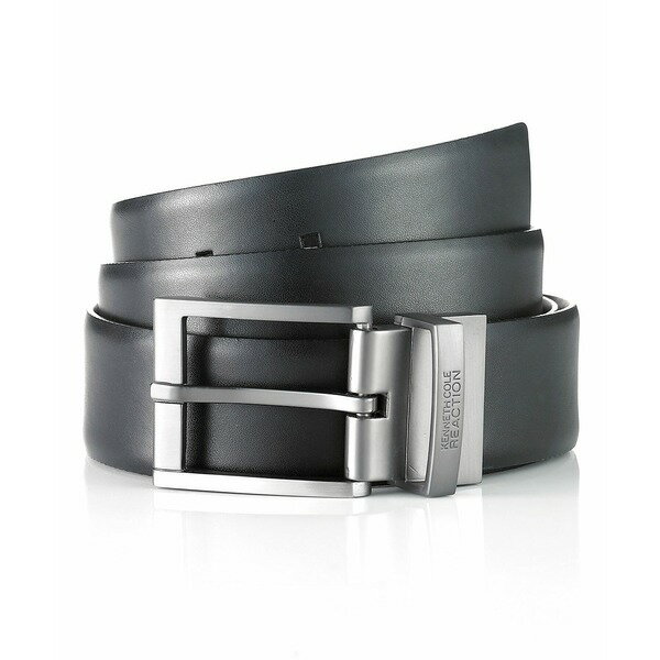 ケネスコール メンズ ベルト アクセサリー Men's Reversible Textured Reversible Dress Belt, Created for Macy's Black/Brown