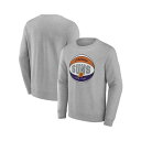ファナティクス メンズ パーカー・スウェットシャツ アウター Men's Heathered Gray Phoenix Suns True Classics V...