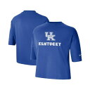 ナイキ レディース Tシャツ トップス Women's Royal Kentucky Wildcats Crop Performance T-shirt Roy...