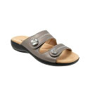 トロッターズ レディース サンダル シューズ Ruthie Stitch Sandal Pewter(4)