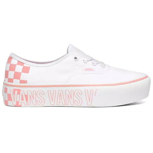 Vans バンズ メンズ スニーカー 【Vans Authentic Platform 2.0 White/Pink VN0A3AV8AHP】 サイズ US_6(24.0cm)