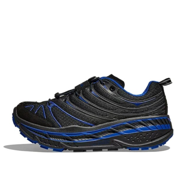 HOKA ONE ONE ホカオネオネ メンズ スニーカー 【HOKA ONE ONE Stinson EVO 'Black Blue' 1155350-BLTR】 サイズ US_11.5(29.5cm)
