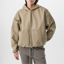 エフオージーエッセンシャルズ レディース ジャケット&ブルゾン アウター Brushed Hooded Bomber Jacket