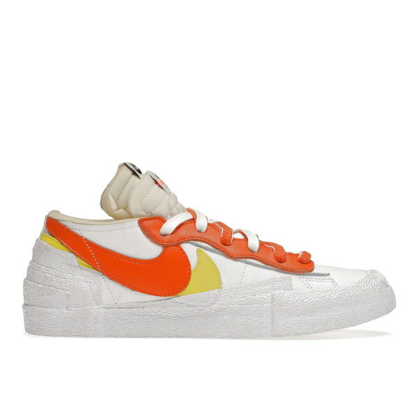 Nike ナイキ メンズ スニーカー 【Nike Blazer Low】 サイズ US_8(26.0cm) sacai White Magma Orange