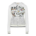 【送料無料】 ジョンガリアーノ レディース パーカー・スウェットシャツ アウター Sweatshirts White