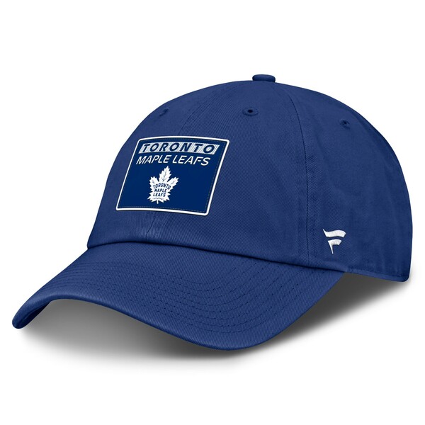 ファナティクス メンズ 帽子 アクセサリー Toronto Maple Leafs Fanatics Authentic Pro Prime Adjustable Hat Blue