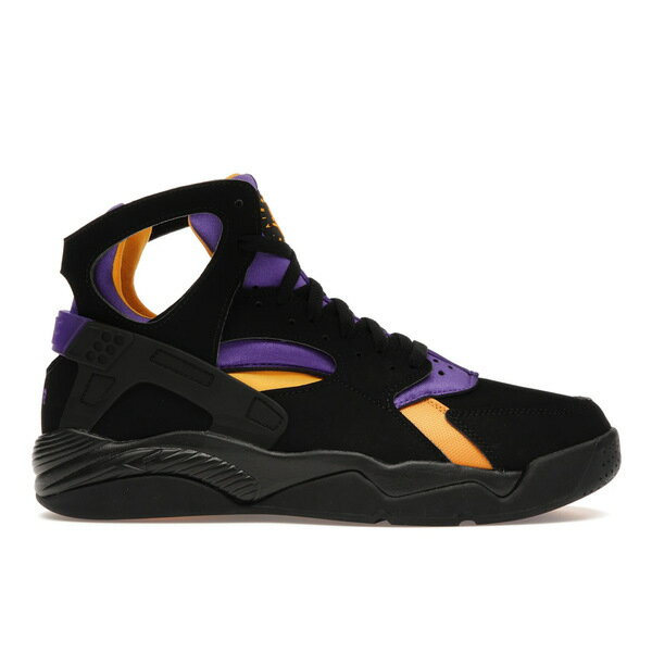 Nike ナイキ メンズ スニーカー 【Nike Air Flight Huarache Lakers Away】 サイズ US_12(30.0cm) Black/Varsity Purple/Del Sol(4)