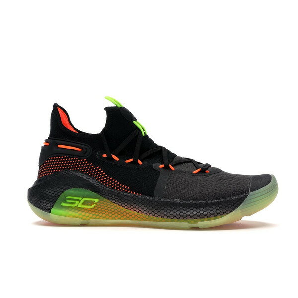 Under Armour アンダーアーマー メンズ スニーカー 【Under Armour Curry 6 Fox Theatre】 サイズ US_11.5(29.5cm) Black/High Vis Yellow