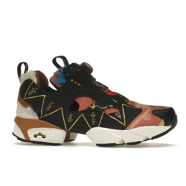 Reebok リーボック メンズ スニーカー 【Reebok Instapump Fury 94 Power Rangers Rita Repulsa】 サイズ US_8.5(26.5cm) Black/Rustic Clay/Gold Metallic